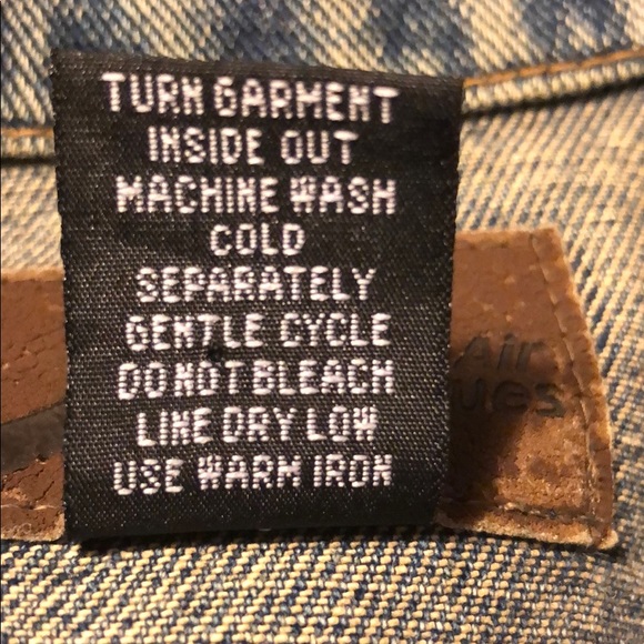 Xtreme Air Blues Denim Jacket Made in Hong Kong - Picture 7 of 8